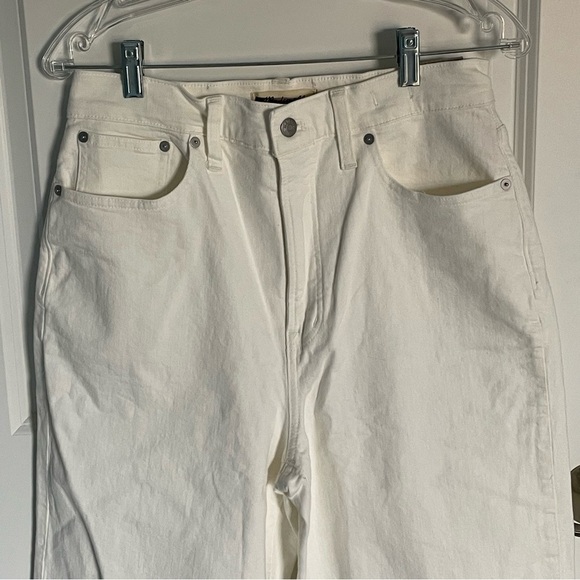 New! The Tall Perfect Vintage Wide-Leg Crop Jean in Tile White 18906 - Picture 5 of 16